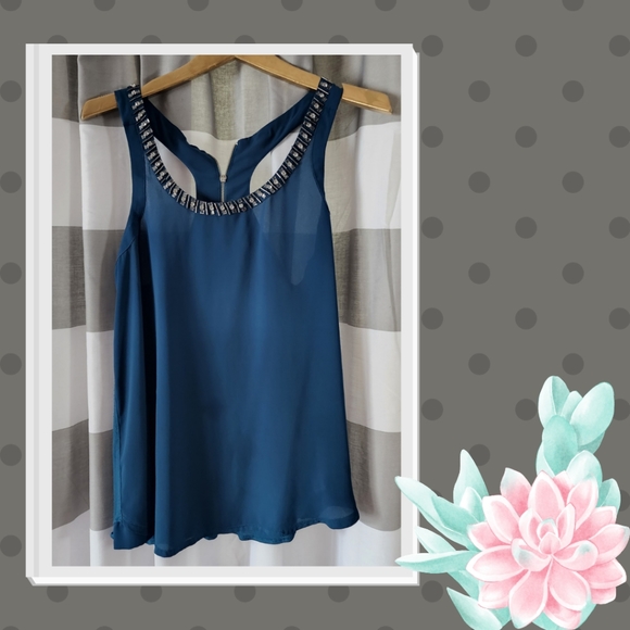 Express Jeweled Top - Picture 1 of 3